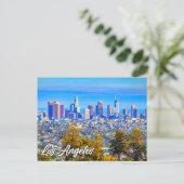 Los Angeles Skyline, Kalifornien, USA Postkarte (Stehend Vorderseite)