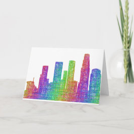 Los Angeles Skyline Karte