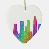 Los Angeles-Skyline Keramikornament (Rechts)