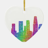 Los Angeles-Skyline Keramikornament (Vorne)