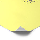 Los Angeles Skyline Latitude und Länge Poster (Ecke)