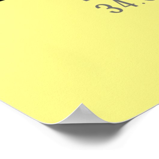 Los Angeles Skyline Latitude und Länge Poster (Ecke)