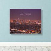 Los Angeles Skyline Leinwanddruck (Insitu (Holzboden))