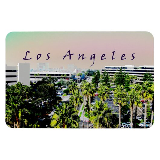 Los Angeles Skyline Magnet (Horizontal)