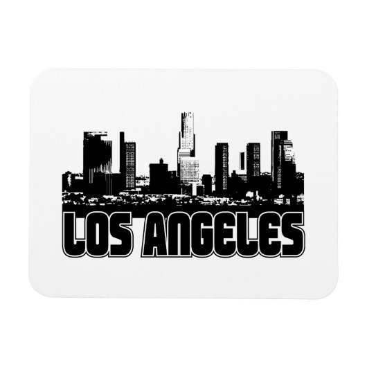 Los Angeles Skyline Magnet (Horizontal)