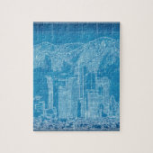 Los Angeles-Skyline-Plan Puzzle (Vertikal)