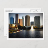 Los Angeles Skyline Postcard Postkarte (Vorne/Hinten)