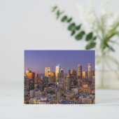 Los Angeles Skyline Postcard Postkarte (Stehend Vorderseite)