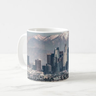 Los Angeles Skyline Poster Downtown LA Stadtansi Kaffeetasse
