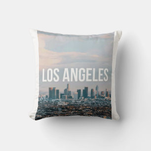 Los Angeles Skyline Retro Stadt Ästhetik Reise Kissen