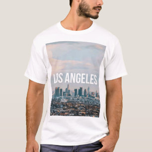 Los Angeles Skyline Retro Stadt Ästhetik Reise T-Shirt