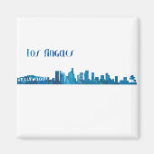 Los Angeles Skyline Silhouette Magnet (Vorne)