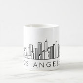 Los Angeles Skyline - Stadtbild Kaffeetasse (Mittel)
