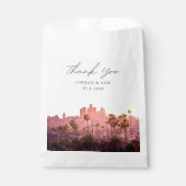 Los Angeles Skyline Wedding Personalisiert Geschenktütchen (Vorderseite)