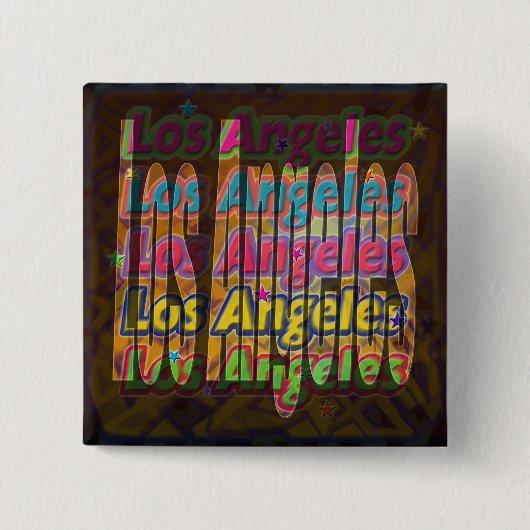 Los Angeles Sparkle Button (Vorderseite)