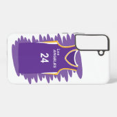 Los Angeles Sparks Uniform Nummer 24 Samsung Galaxy Hülle (Rückseite (Horizontal))