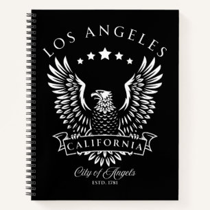 Los Angeles Stadt der Engel Kalifornien Vintage Notizblock