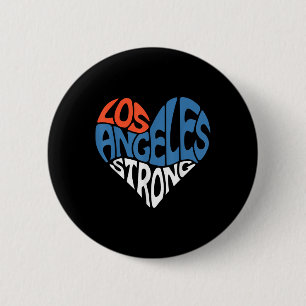 Los Angeles Starkes Herzchen für La Support Califo Button