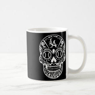 Los Angeles Sugar Skull Day of the Dead Cinco de m Kaffeetasse
