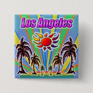 Los Angeles Summer Liebe Button