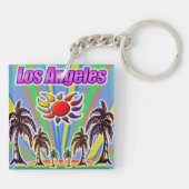 Los Angeles Summer Liebe Schlüsselanhänger (Rückseite)