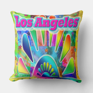 Los Angeles Sun & Palms Pillow Kissen