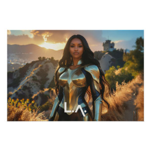 LOS ANGELES - SUPERHELDIN POSTER