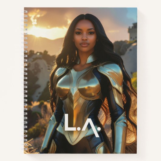 LOS ANGELES - SUPERHERO NOTIZBLOCK (Vorderseite)