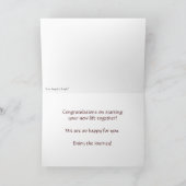 LOS ANGELES-TEMPEL-KARTEN-HOCHZEIT KARTE (Innenseite)