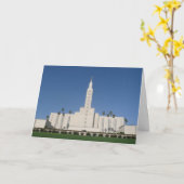 LOS ANGELES-TEMPEL-KARTEN-HOCHZEIT KARTE (Gelbe Blume)