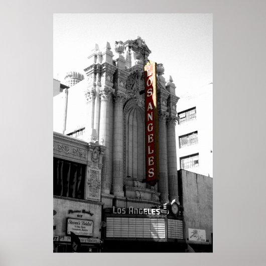 Los Angeles Theater Poster (Vorne)