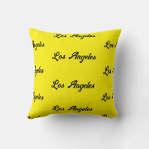 Los Angeles Throw Pillow