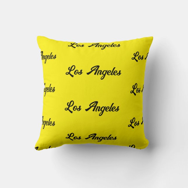 Los Angeles Throw Pillow Kissen (Rückseite)