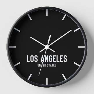 Los Angeles Time Zone Newsroom Wall Clock Uhr