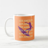 Los Angeles Travel Art, Kalifornien, Reisen, Orang Kaffeetasse (Links)