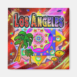 Los Angeles Tropical Friends Magnet