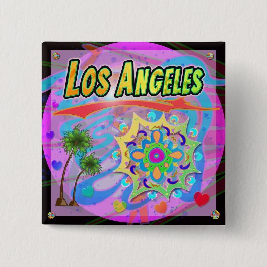 Los Angeles True Progress Button (Vorderseite)
