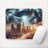 Los Angeles UFO Invasion Mousepad (Mit Mouse)