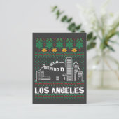 Los Angeles Ugly Christmas Postkarte (Stehend Vorderseite)