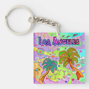 Los Angeles Urlaub Zielort Schlüsselanhänger