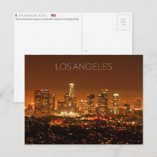 Los Angeles, USA Postkarte