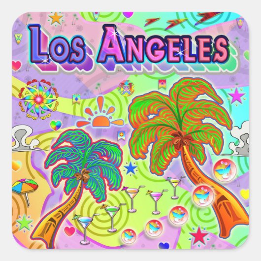 Los Angeles Vacation Target Sticker (Vorderseite)
