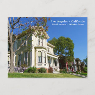 Los Angeles Viktorianisch Houses Postcard! Postkarte