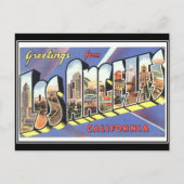 Los Angeles Vintag Postcard Postkarte (Vorderseite)