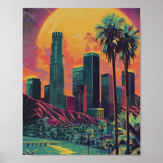 Los Angeles Vintag Poster (Vorne)