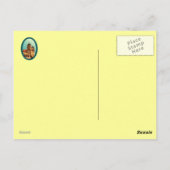 Los Angeles Vintage Mission Postcard Postkarte (Rückseite)