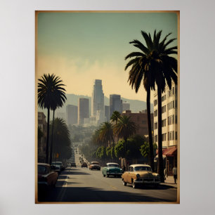 Los Angeles Vintage-Plakat Poster