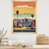 Los Angeles Vintage Poster (Küche)