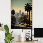 Los Angeles Vintage Poster (Heimbüro)