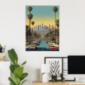 Los Angeles Vintage Poster (Heimbüro)